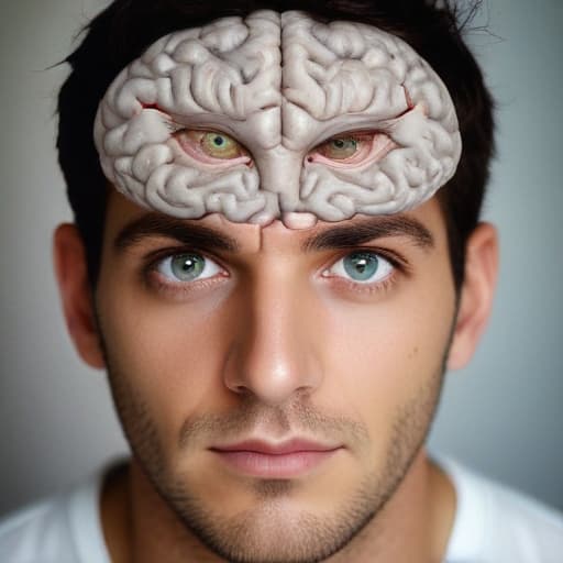 A man with a brain but which eyes