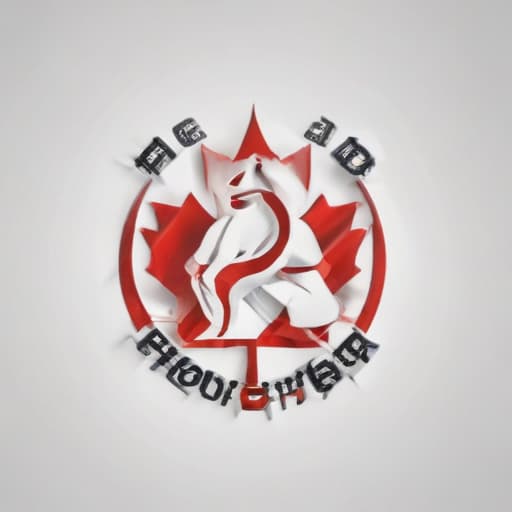 Judo logo fighter Canada