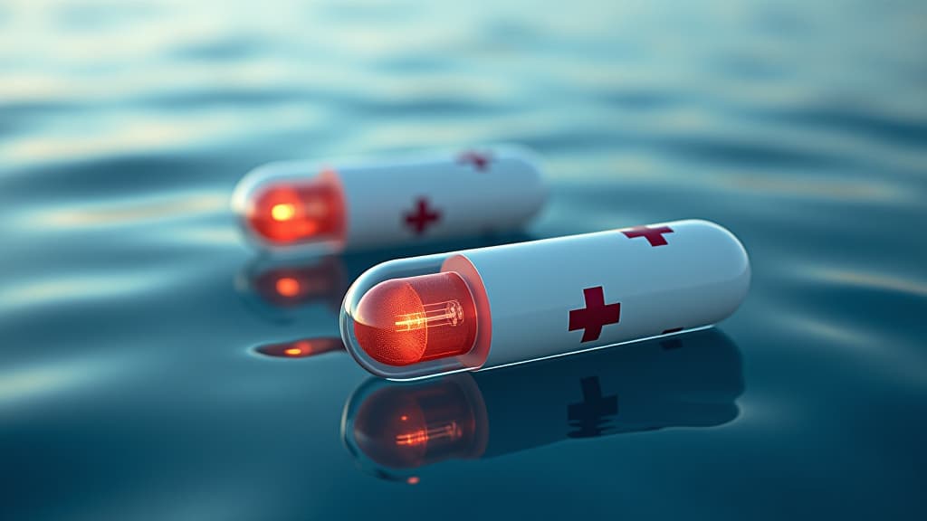  the floating medical capsules