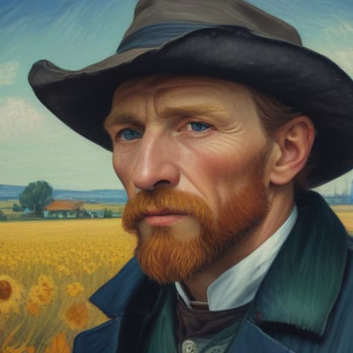 (Likee app), oil painting, highly detailed, 4k, high quality, by Vincent Van Gogh