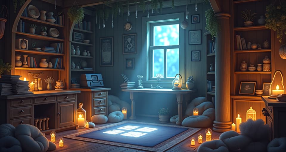  failed imitations of ethereal artifacts scattered in a magical workshop. mood: counterfeit, subpar.. the style is digital art illustration,highly detailed, whimsical,magical, dreamlike atmosphere, realism and fantasy blend, smooth, glossy textures,luminous quality, wonder and enchantment.