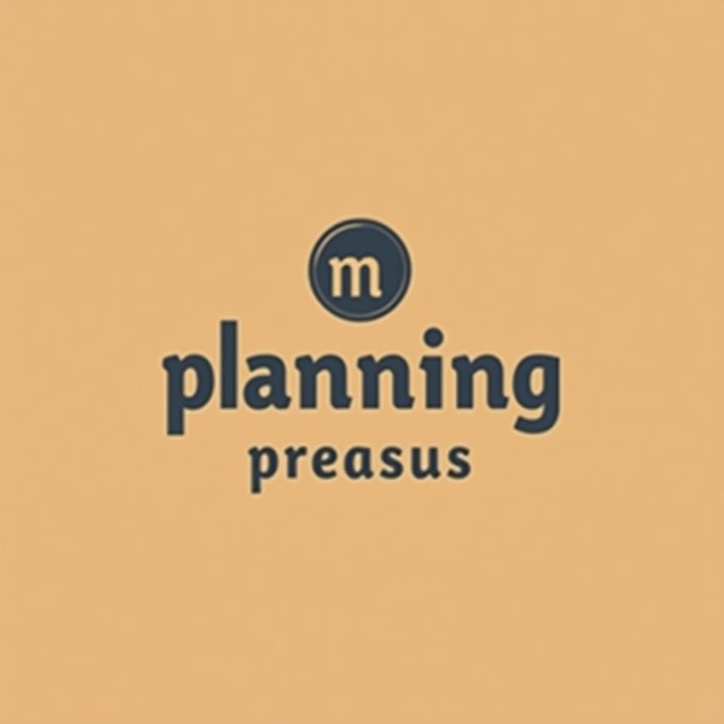  design a logo, logo pour site de planification de repas il faut qu’il soit minimaliste et moderne , with the text 'mon planning repas'.