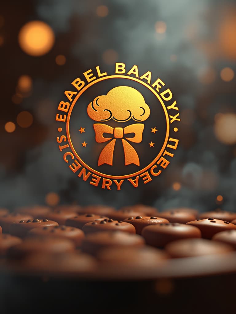  design a logo for a bakery theme. hyperrealistic, full body, detailed clothing, highly detailed, cinematic lighting, stunningly beautiful, intricate, sharp focus, f/1. 8, 85mm, (centered image composition), (professionally color graded), ((bright soft diffused light)), volumetric fog, trending on instagram, trending on tumblr, HDR 4K, 8K