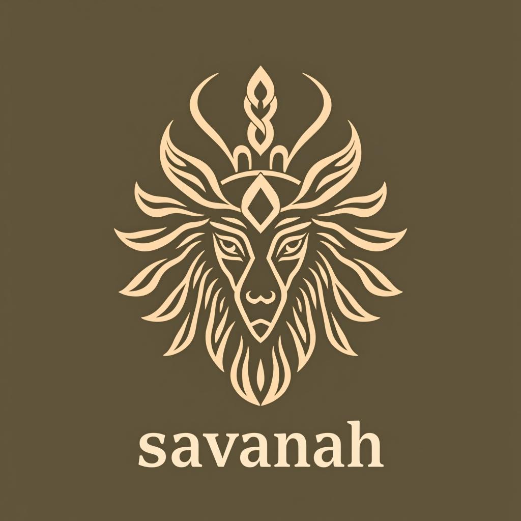  design a logo, savanah, with the text 'savanah'.