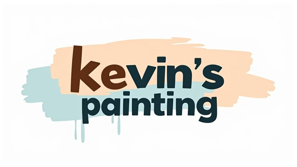  design a logo, in a minimalism style. painting service, with the text 'kevin’s painting '.