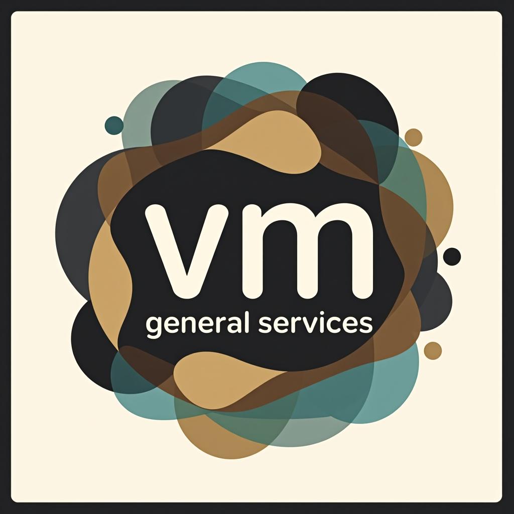  design a logo, , with the text 'vm general services '.