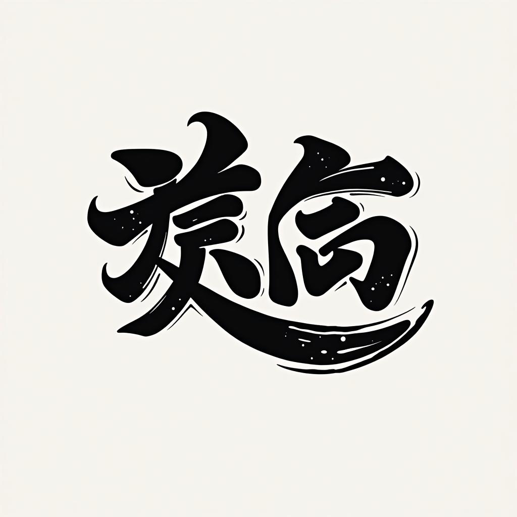  design a logo, , with the text '燻たま忍太郎'.