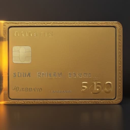 Generate animation images bank card turns into a gold coin,animation,realism,large size