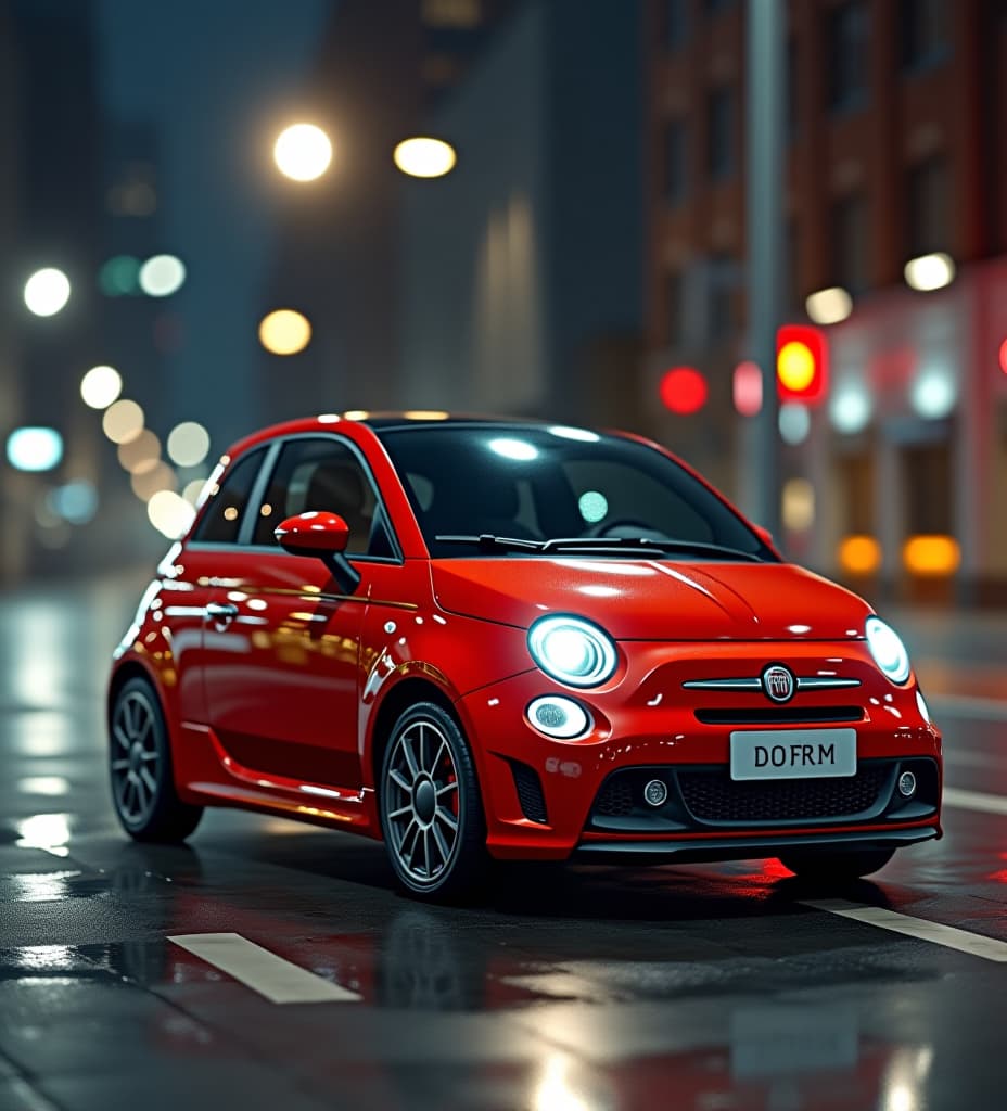  fiat 500 2014, as if it was made in the game "stormmworks"