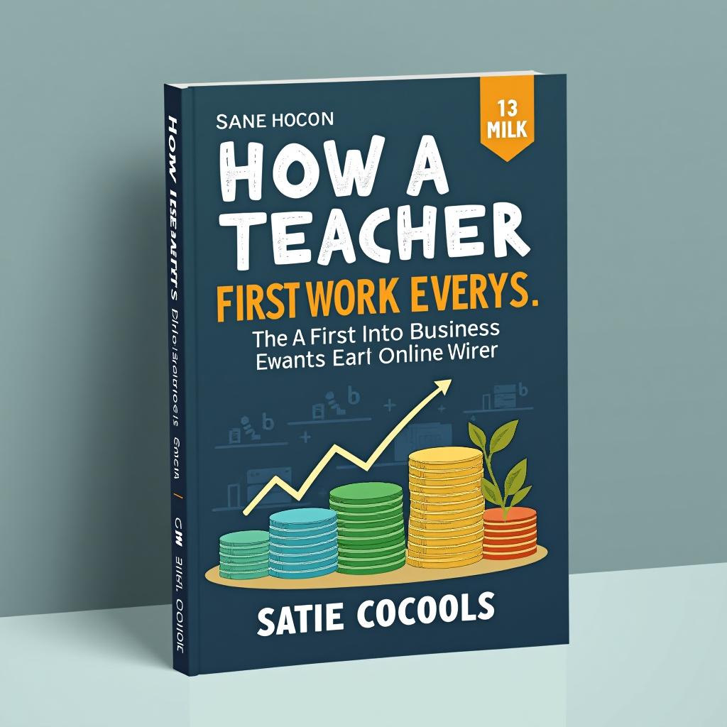  the cover of the book: how a teacher transitioned first into business, then into online work, and started earning a lot of money.