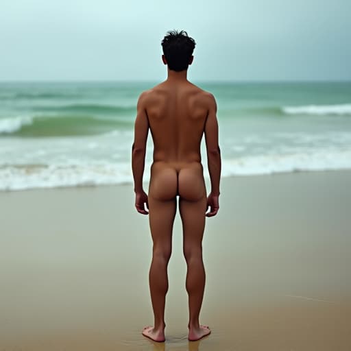  ryan ghosling naked on a beach. automatic style. 8k. hyperrealistic, full body, detailed clothing, highly detailed, cinematic lighting, stunningly beautiful, intricate, sharp focus, f/1. 8, 85mm, (centered image composition), (professionally color graded), ((bright soft diffused light)), volumetric fog, trending on instagram, trending on tumblr, HDR 4K, 8K