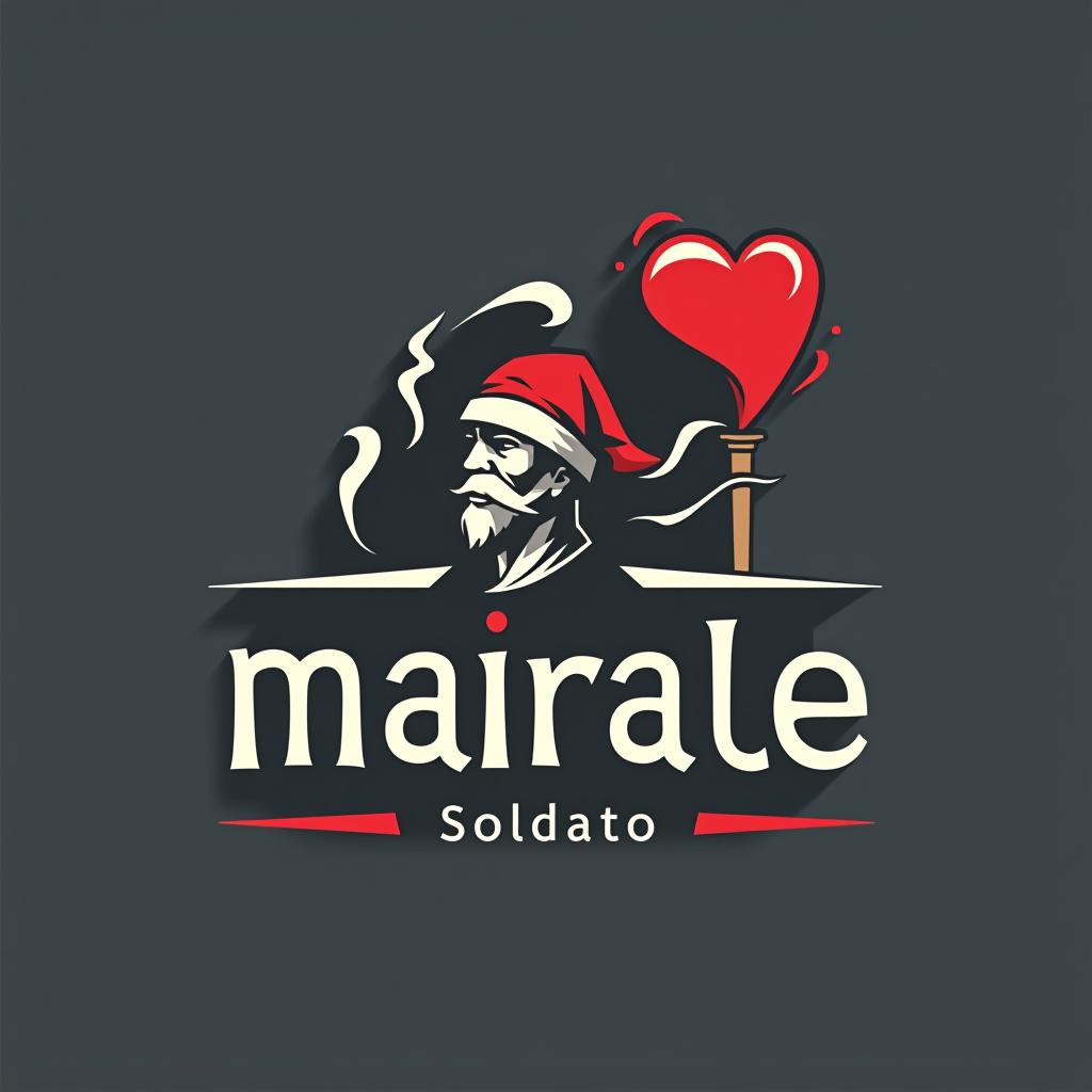  design a logo, logo team maiale soldato con sigaretta