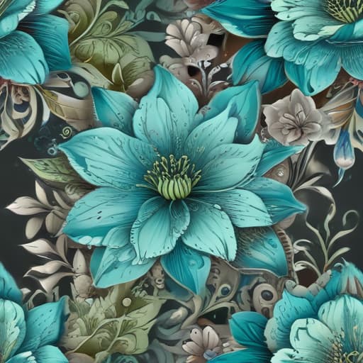 Izael,((best quality)), ((masterpiece)), (detailed), detailed flowers in ink calligraphy Floral tattoo sketch , in the style of 0mib, intricate details, vector, in green and blue colors