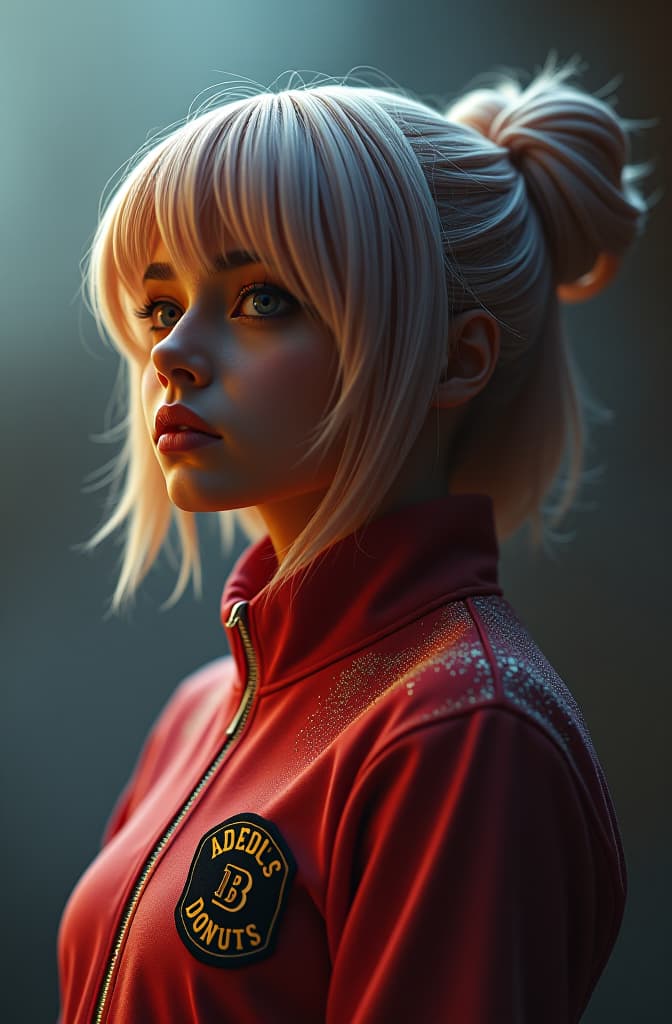  dounuts hyperrealistic, full body, detailed clothing, highly detailed, cinematic lighting, stunningly beautiful, intricate, sharp focus, f/1. 8, 85mm, (centered image composition), (professionally color graded), ((bright soft diffused light)), volumetric fog, trending on instagram, trending on tumblr, HDR 4K, 8K