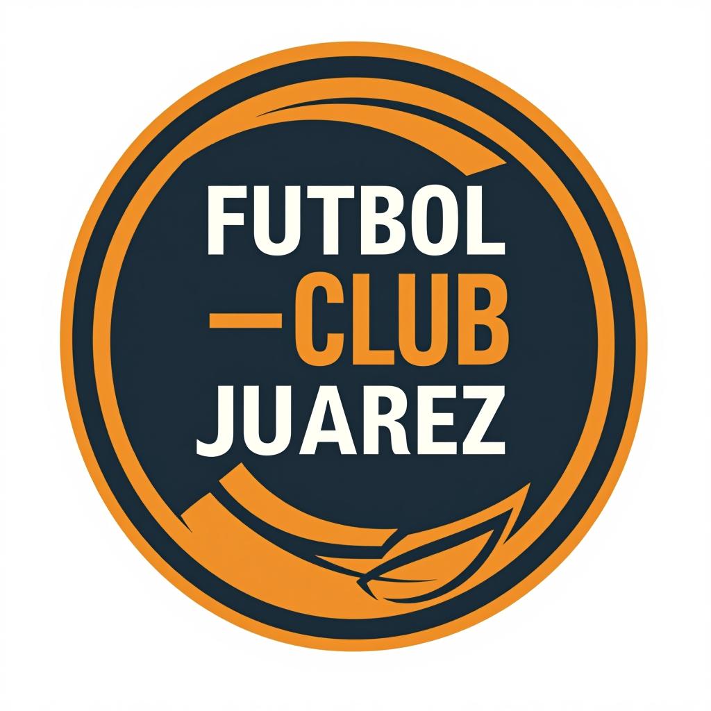  design a logo, club de futbol juarez, with the text 'futbol club juárez'.