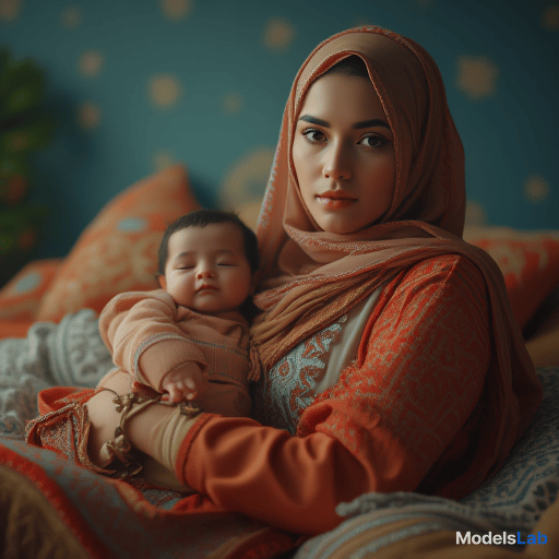  @faiza seikh apu with her 11 babies hyperrealistic, full body, detailed clothing, highly detailed, cinematic lighting, stunningly beautiful, intricate, sharp focus, f/1. 8, 85mm, (centered image composition), (professionally color graded), ((bright soft diffused light)), volumetric fog, trending on instagram, trending on tumblr, HDR 4K, 8K