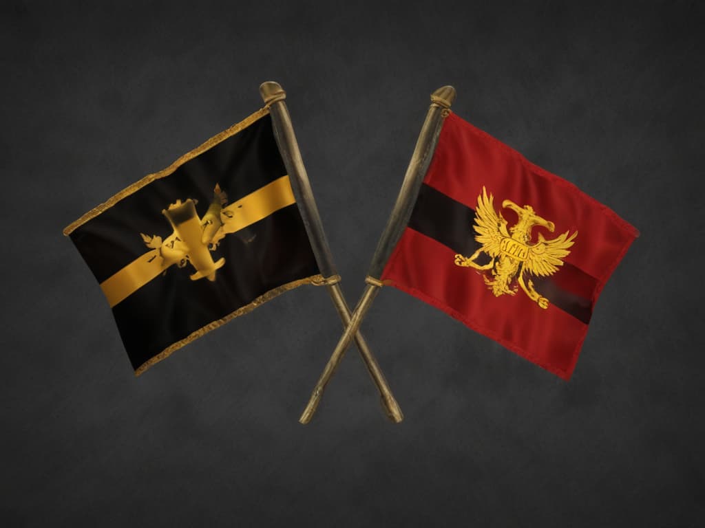 flag:((black:hgg),(red:u),(golden:d))