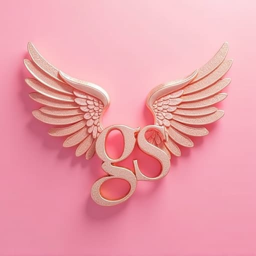  prompt: create a professional grunge style logo for the brand "gs." the logo should feature a pink background with abstract representations of wings, the color gold, and symbolic elements related to skincare and jewelry. the letters "gs" should be prominently displayed in a creative and artistic font. the design should be elegant, modern, and avoid any human figures or inappropriate content. the overall feel should convey luxury and sophistication while incorporating the mentioned themes and colors. hyperrealistic, full body, detailed clothing, highly detailed, cinematic lighting, stunningly beautiful, intricate, sharp focus, f/1. 8, 85mm, (centered image composition), (professionally color graded), ((bright soft diffused light)), volumetric fog, trending on instagram, trending on tumblr, HDR 4K, 8K