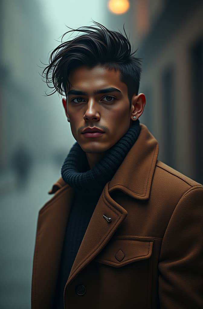  luciano salamacha com felix junior hyperrealistic, full body, detailed clothing, highly detailed, cinematic lighting, stunningly beautiful, intricate, sharp focus, f/1. 8, 85mm, (centered image composition), (professionally color graded), ((bright soft diffused light)), volumetric fog, trending on instagram, trending on tumblr, HDR 4K, 8K