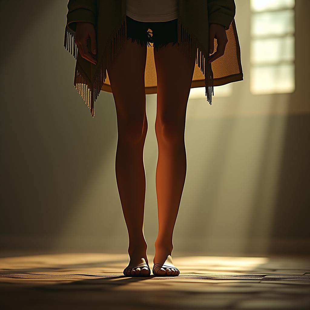  leg hyperrealistic, full body, detailed clothing, highly detailed, cinematic lighting, stunningly beautiful, intricate, sharp focus, f/1. 8, 85mm, (centered image composition), (professionally color graded), ((bright soft diffused light)), volumetric fog, trending on instagram, trending on tumblr, HDR 4K, 8K