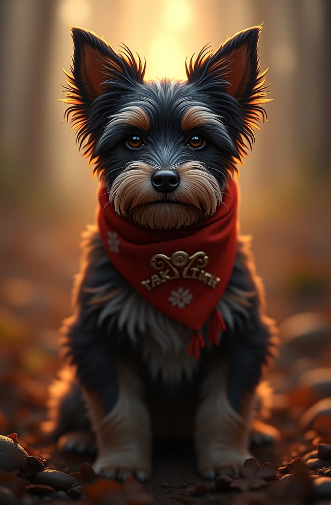  cachorro filho de shitzu pelo longo marom , artgerm, jeremy, lipkin, michael, garmash detailed digital art, radiant, light, detailed, intricate, environment hyperrealistic, full body, detailed clothing, highly detailed, cinematic lighting, stunningly beautiful, intricate, sharp focus, f/1. 8, 85mm, (centered image composition), (professionally color graded), ((bright soft diffused light)), volumetric fog, trending on instagram, trending on tumblr, HDR 4K, 8K