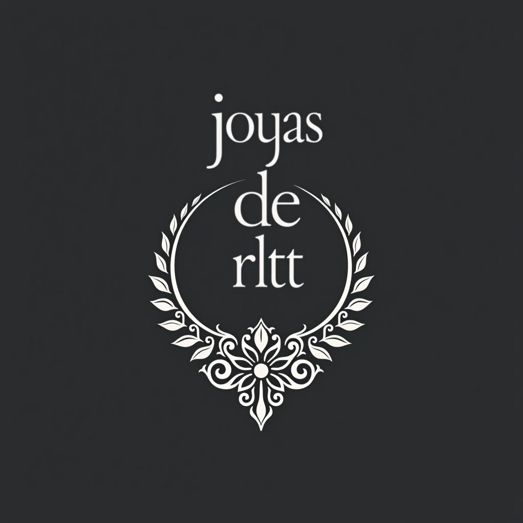  design a logo, un logo para una tienda de joyas de plata, with the text 'joyas de plata rt'.