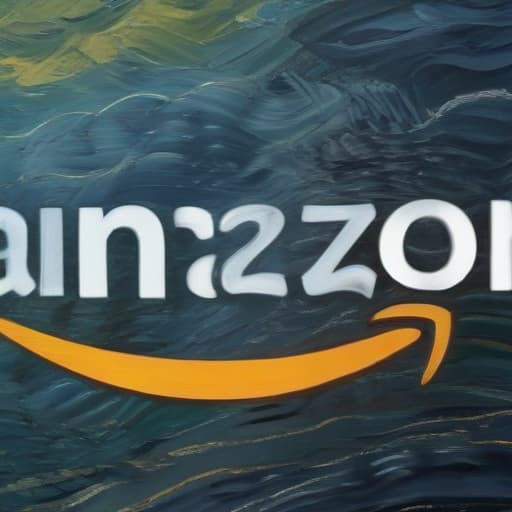 (logo de amazon), oil painting, highly detailed, 4k, high quality, by Vincent Van Gogh