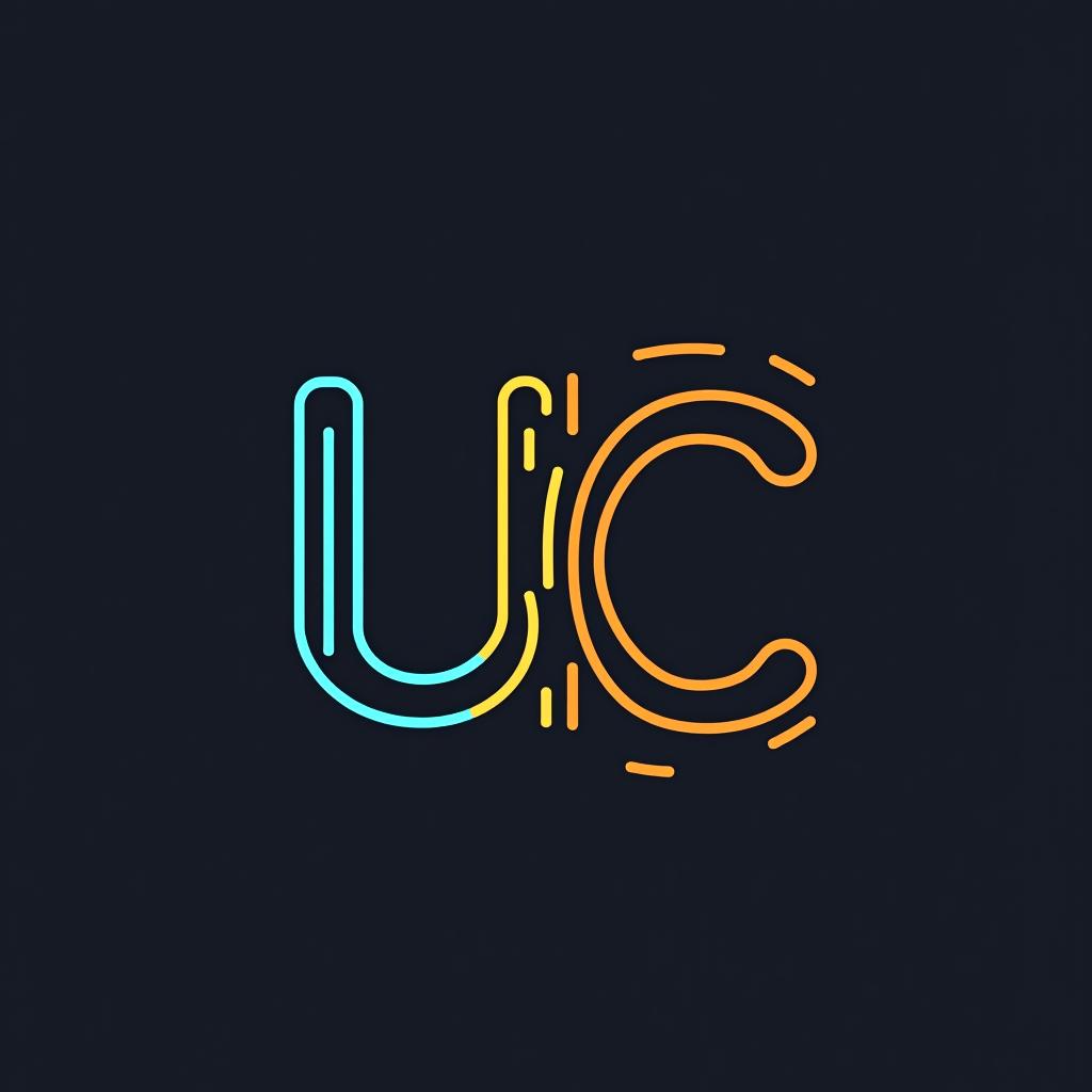  design a logo, logo urbano con las letras uc