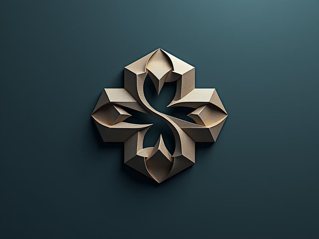  design a logo, in a origami style. criar logo usando nome em letras maiúscula , with the text 'espaço terapêutico sir '.