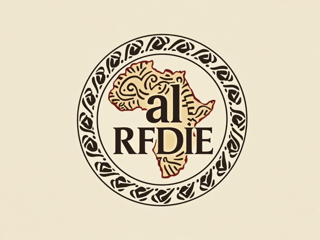  design a logo, in a threedrender style. génie, excellence, créateur , with the text 'ala africa rdc'.