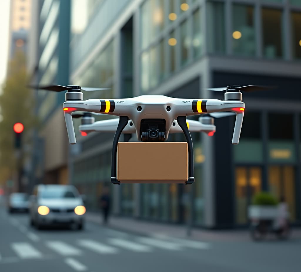  automated drone parcel delivery