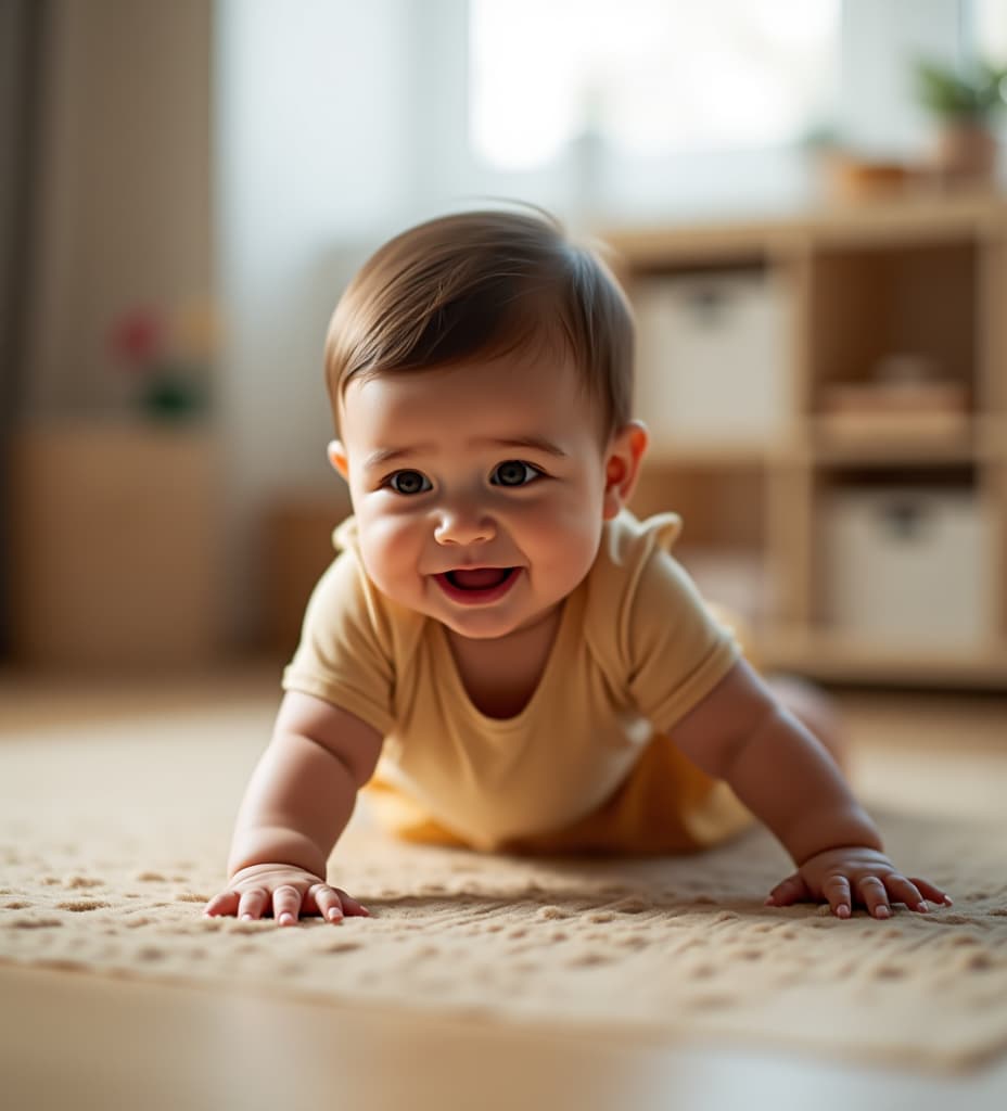  baby playing on floor