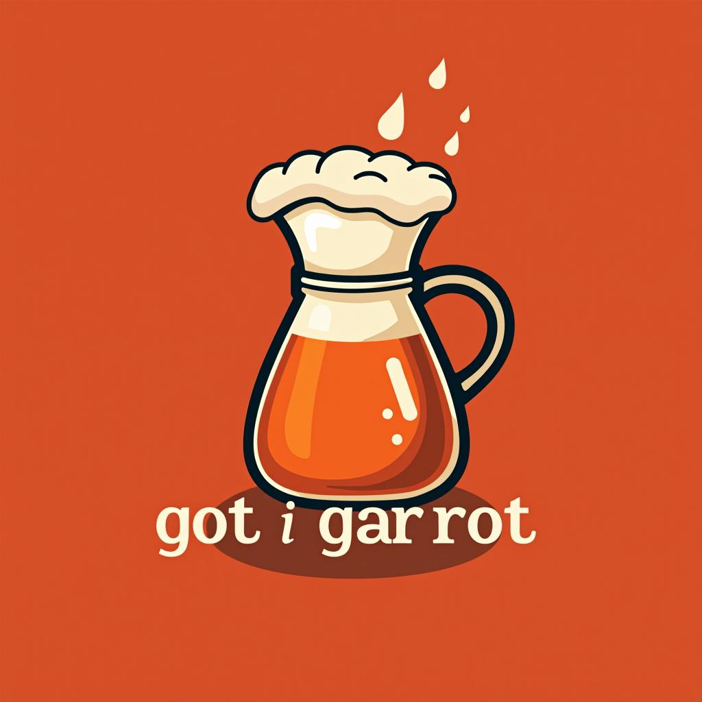  design a logo, un logo con un vaso y un bastón para andar en el que ponga debajo “reformas got i garrot”, with the text 'got i garrot'.