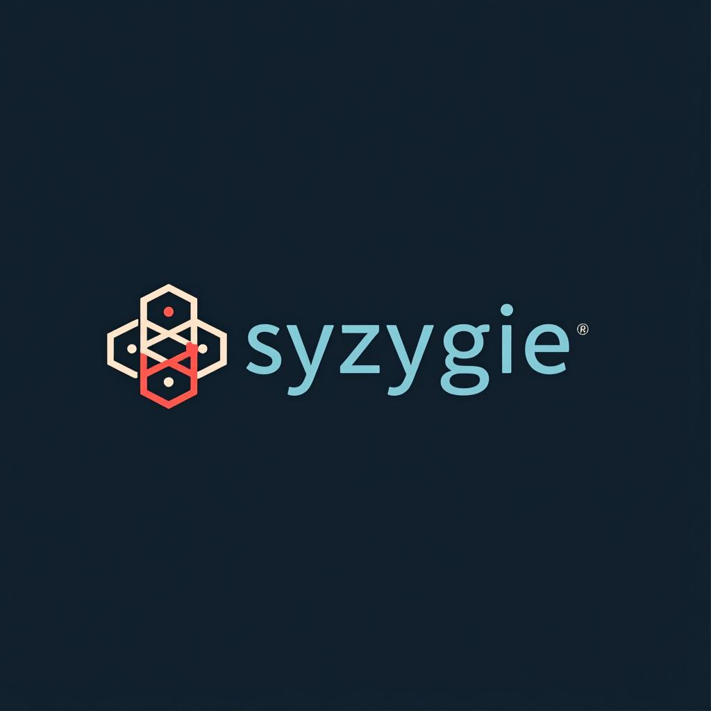  design a logo, cabinet conseil, formation et innovation dans le domaine social , with the text 'syzygie '.