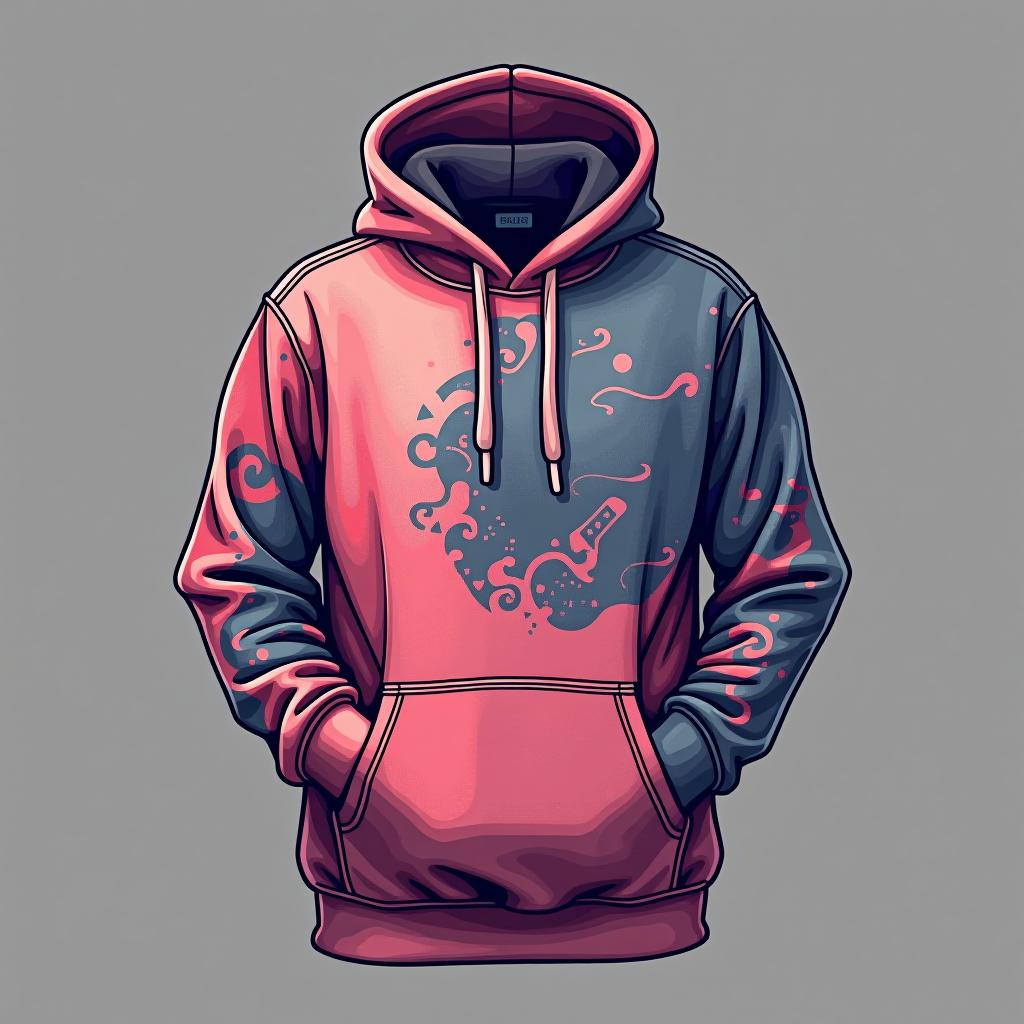  design a hoodie called exhibit, (logo:1.15), hq, hightly detailed, 4k