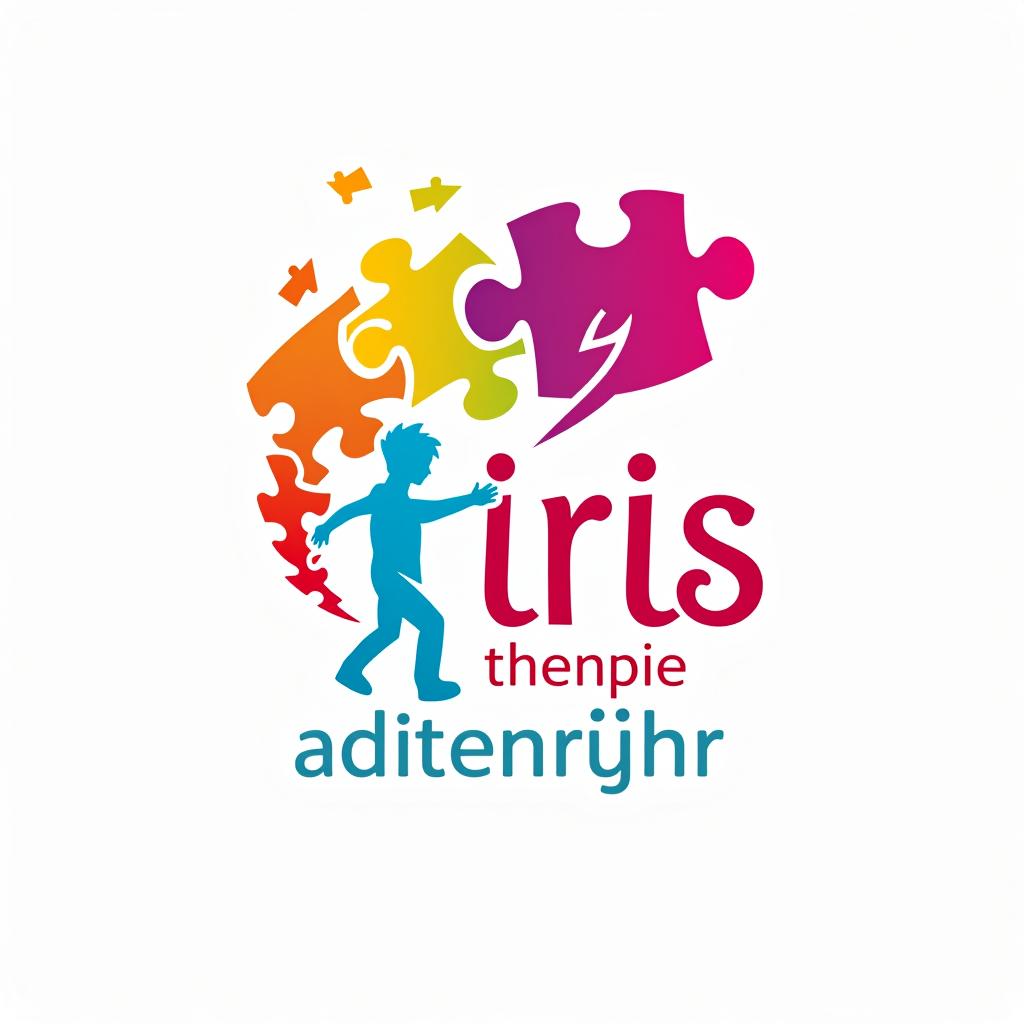  design a logo, autismus therapie neurodivergenz adhs coaching lebenshilfe beratung unterstützung , with the text 'iris schotenrÖhr therapie autismus neurodivergenz'.