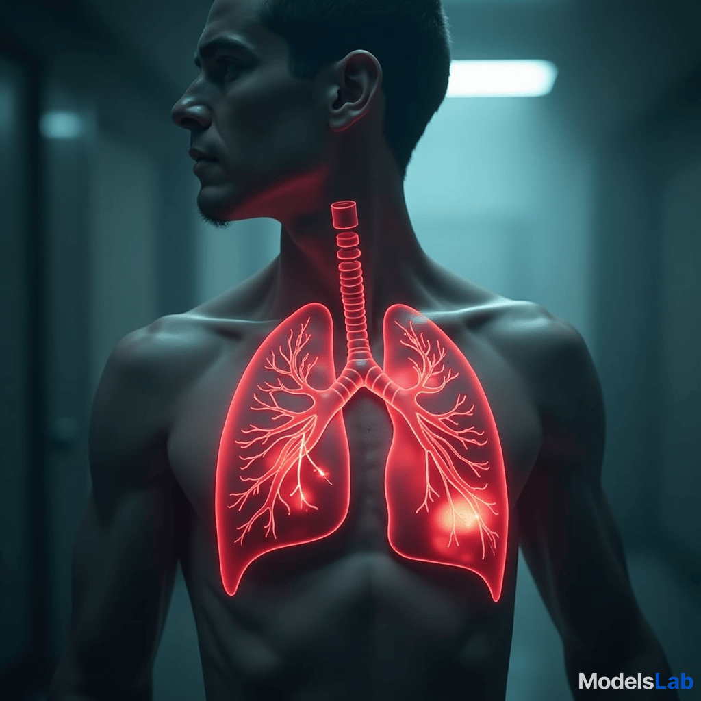  identify lung cancer early hyperrealistic, full body, detailed clothing, highly detailed, cinematic lighting, stunningly beautiful, intricate, sharp focus, f/1. 8, 85mm, (centered image composition), (professionally color graded), ((bright soft diffused light)), volumetric fog, trending on instagram, trending on tumblr, HDR 4K, 8K