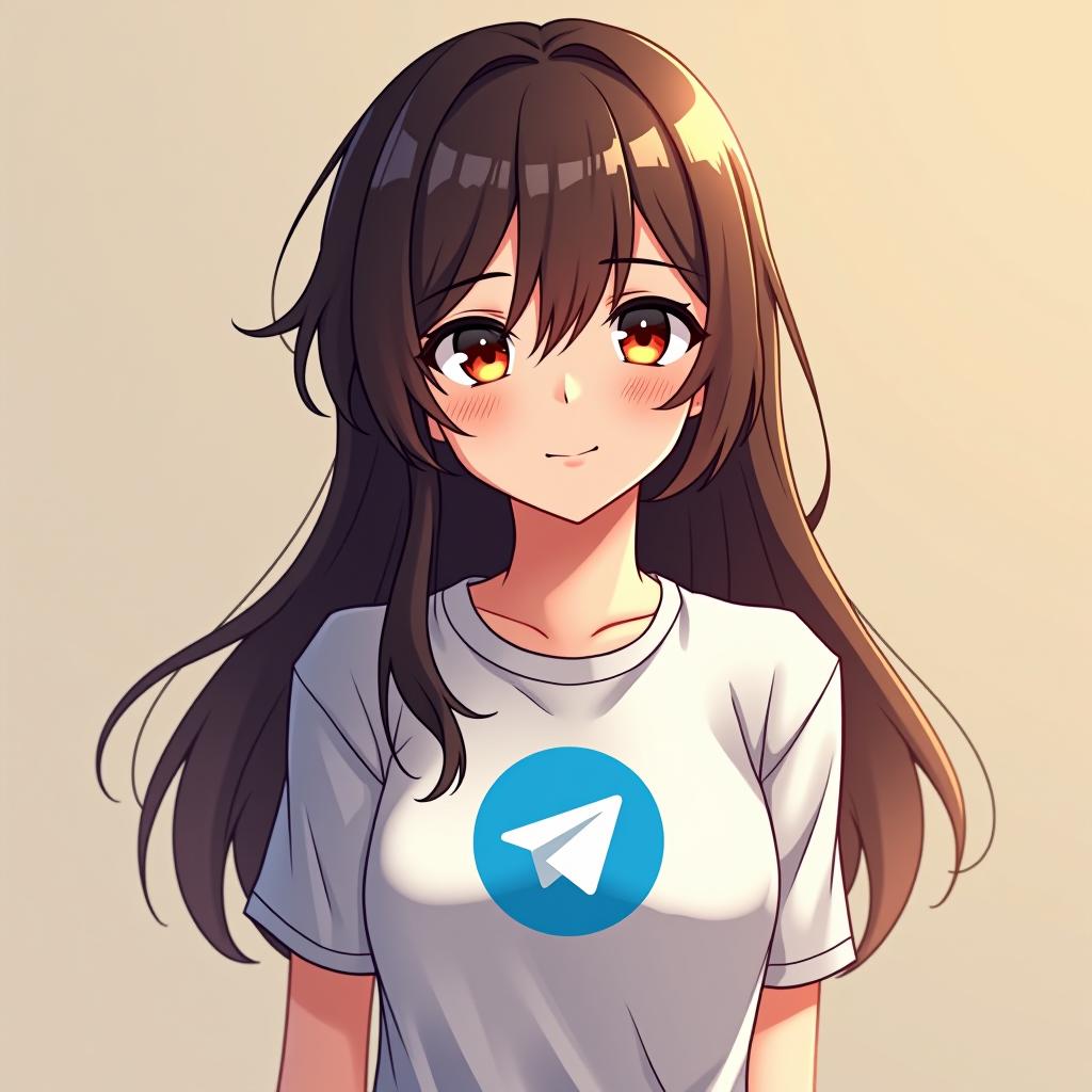  anime, emilia character girl in shirt, shirt in logo of telegram icon, indian sytle pose,