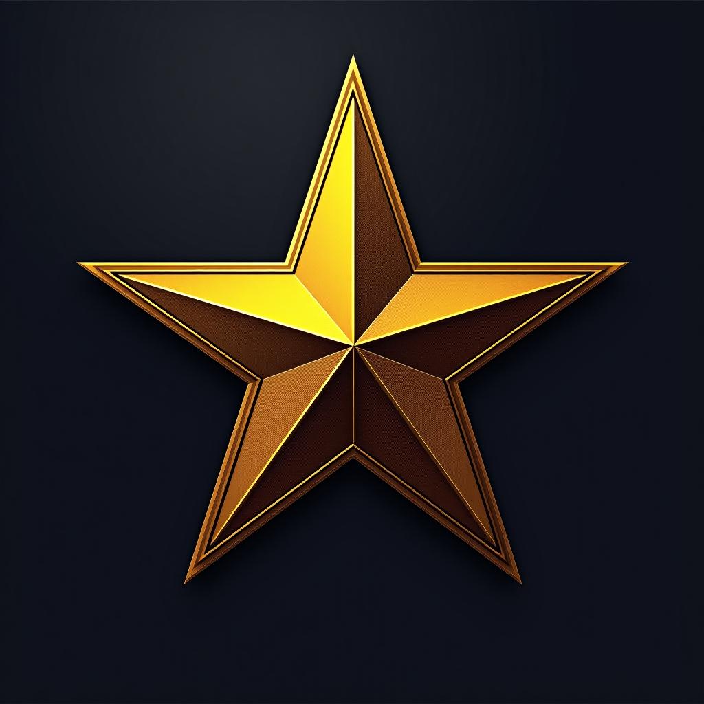  star , (logo:1.15), hq, hightly detailed, 4k