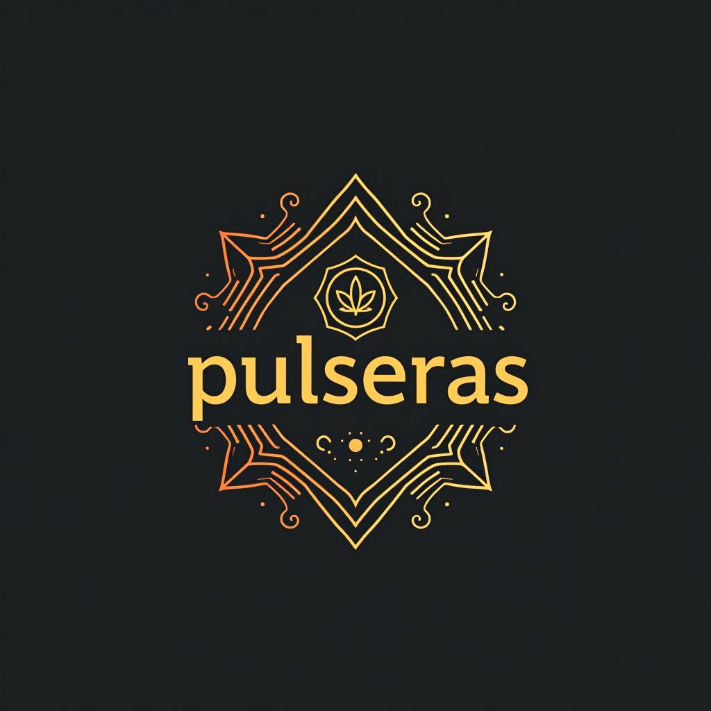  design a logo, taulima, with the text 'pulseras '.