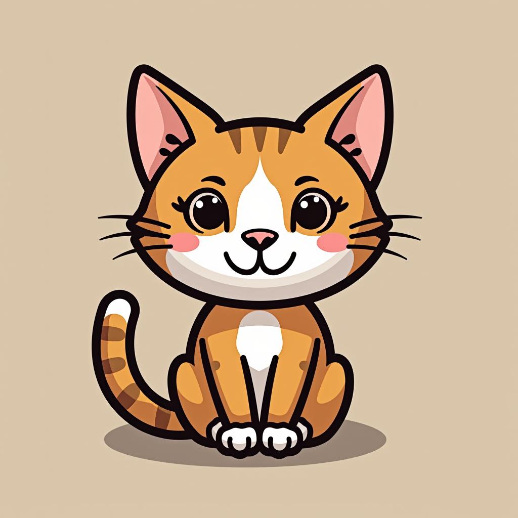  cat, text 'cat studio', (logo:1.15), hq, hightly detailed, 4k