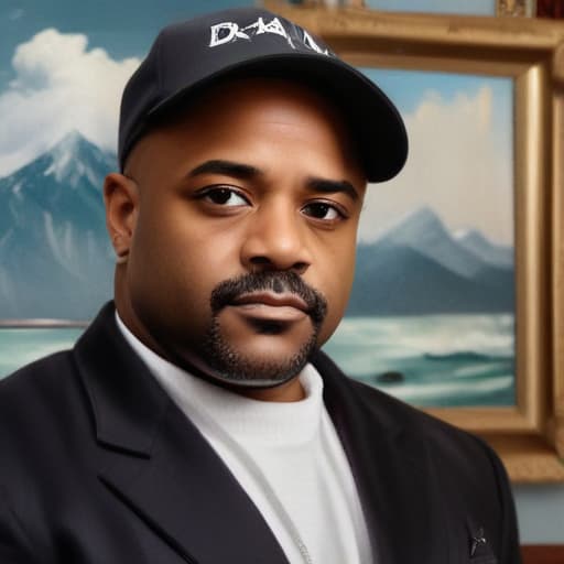 Dame Dash in Oil painting style