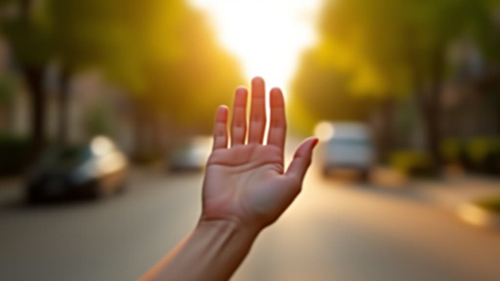  holding one white and one black hand on a sunny street in the afternoon