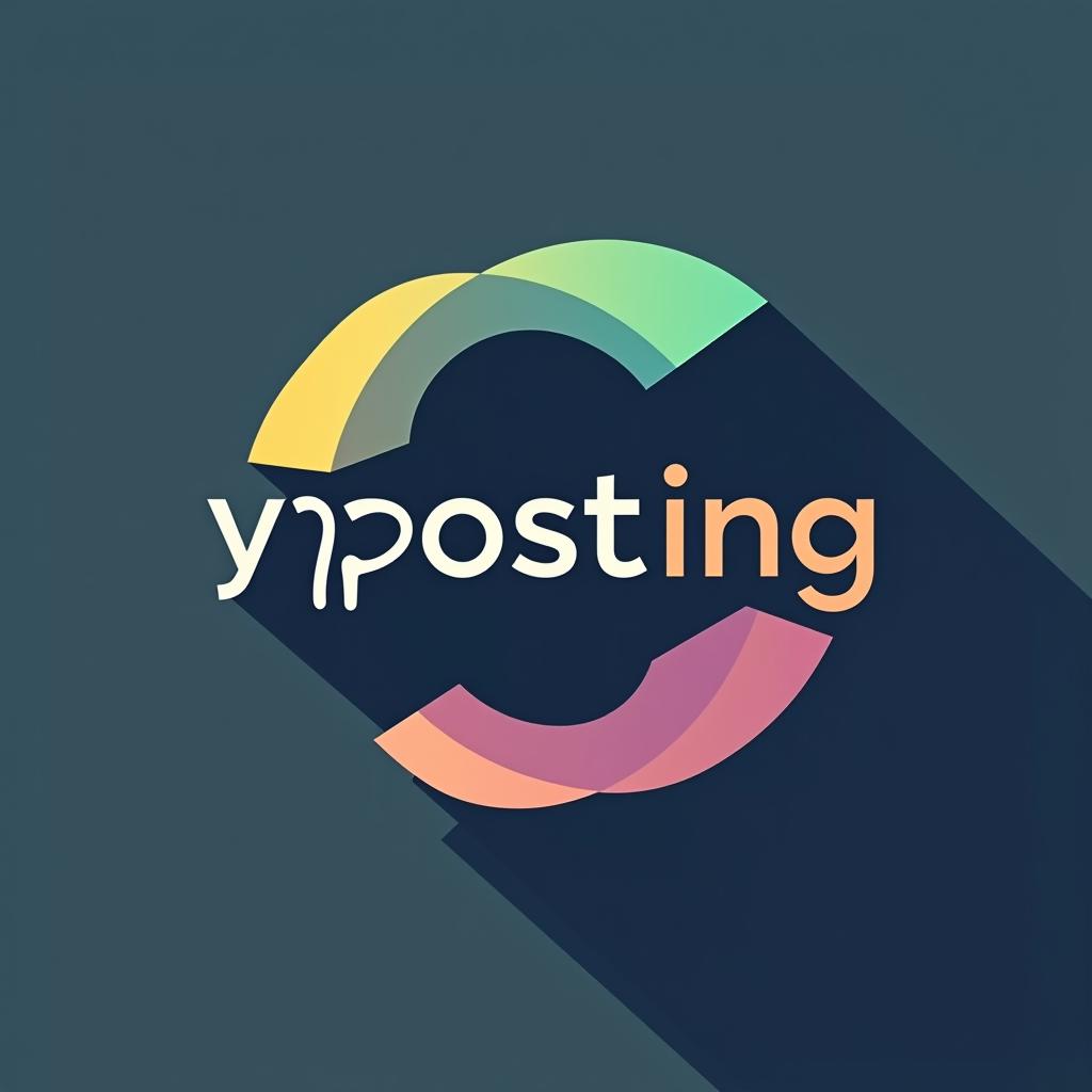  design a logo, in a threedrender style. , with the text 'yposting '.