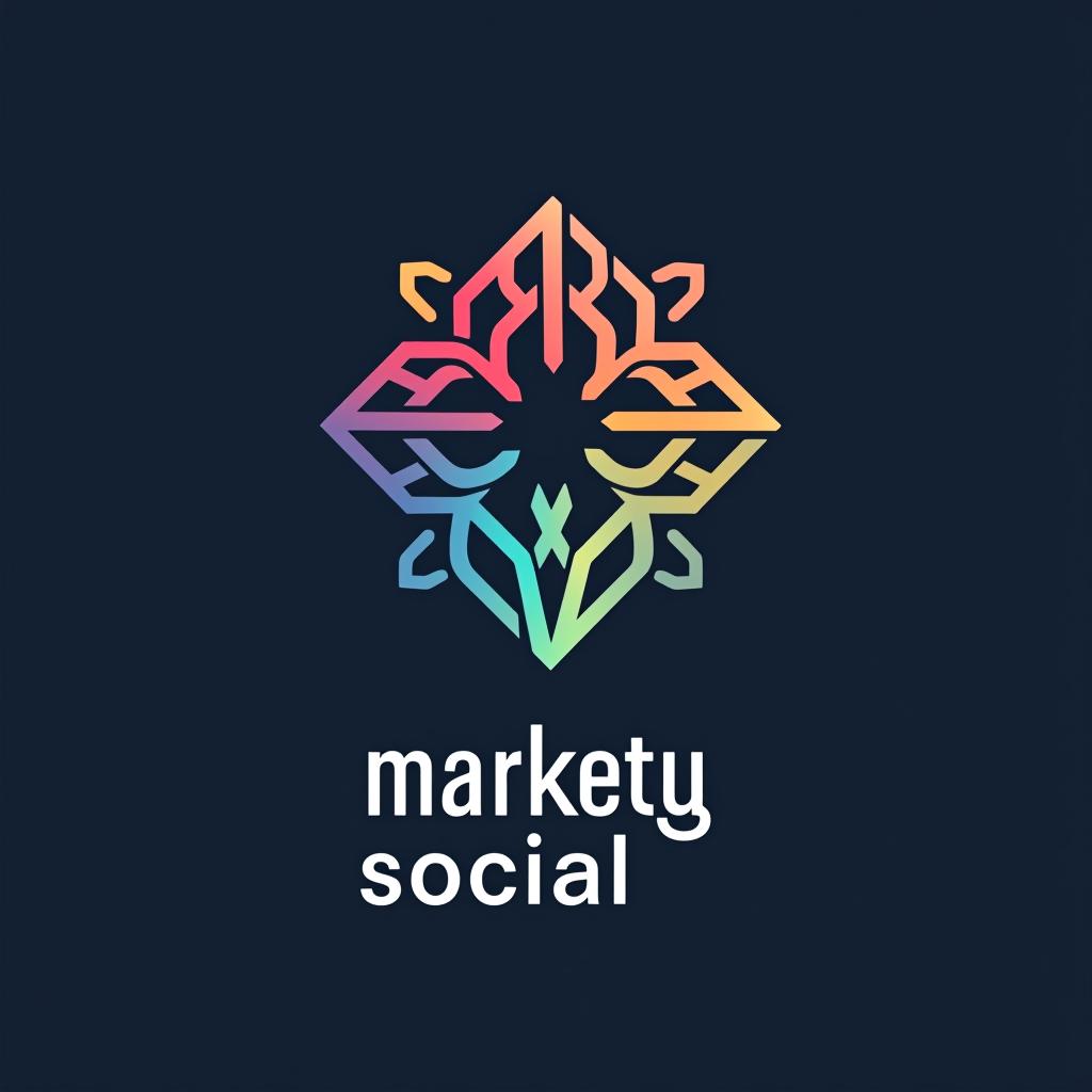  design a logo, digìtal soul , with the text 'marketing social '.