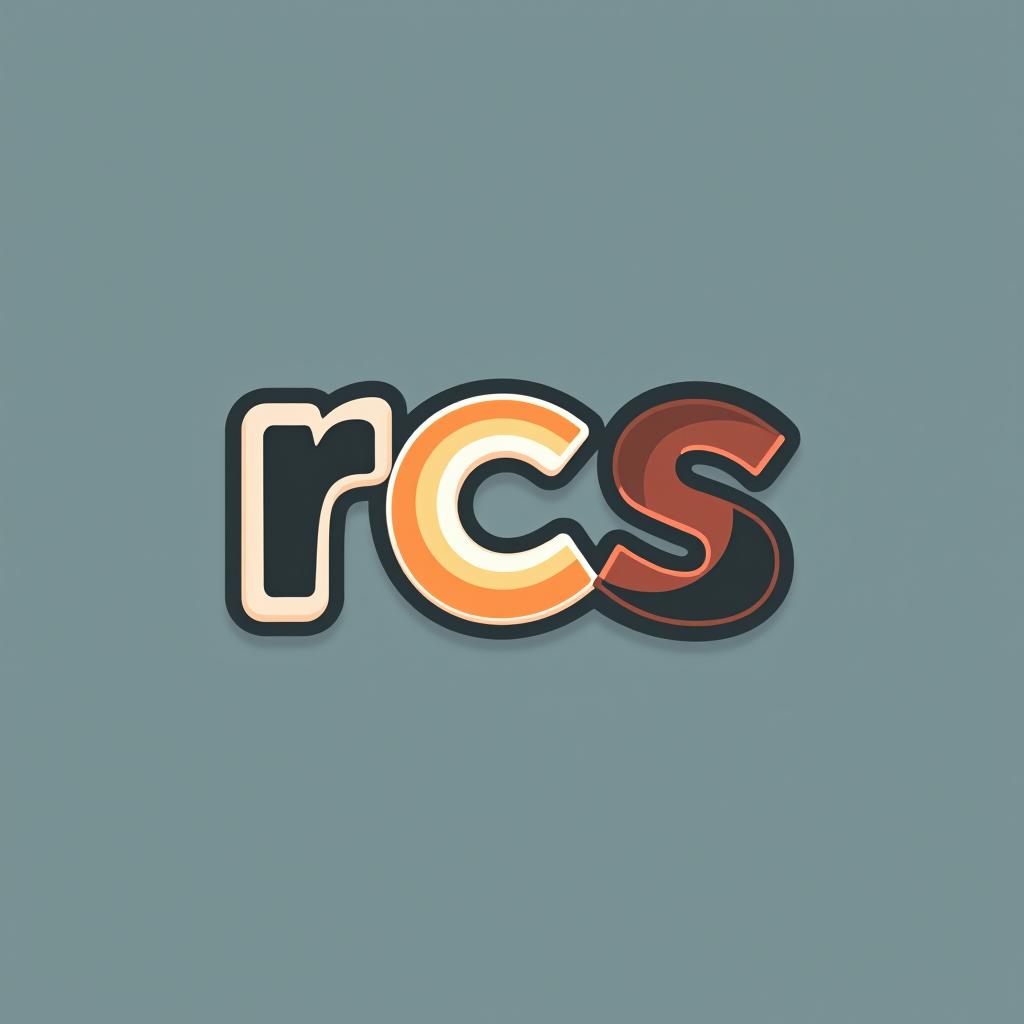  design a logo, レッドホットチリペッパー 5人 いつまでも最強, with the text 'rcs '.