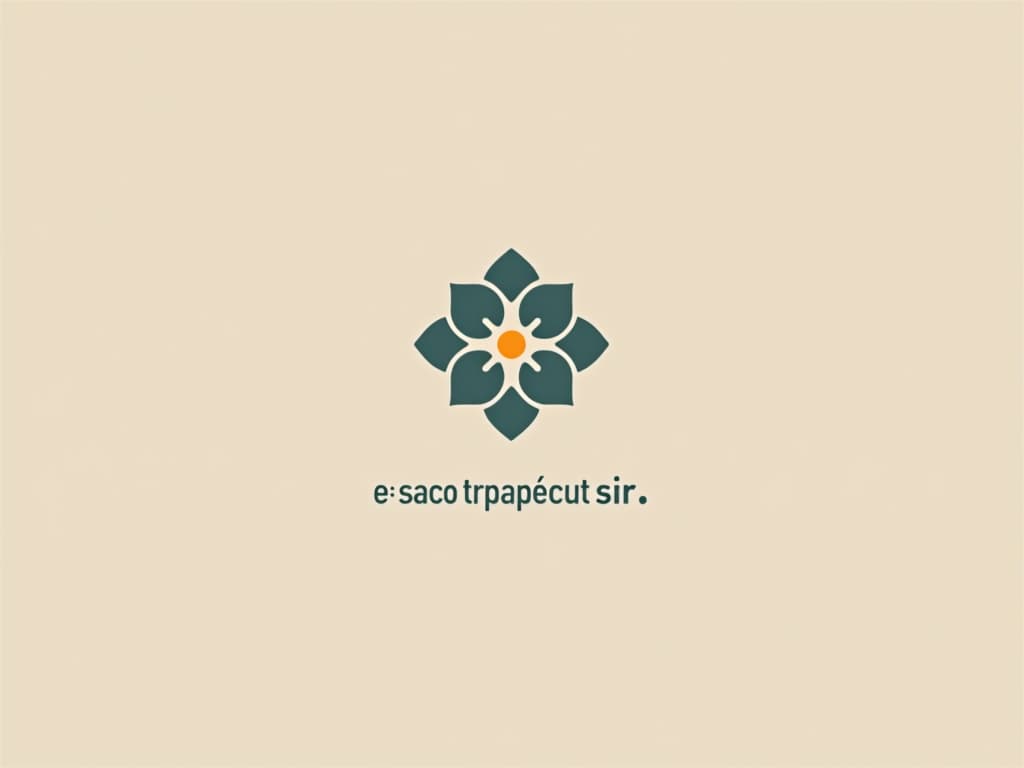  design a logo, in a minimalism style. clínica multidisciplinar de cuidados com a mente , with the text 'espaço terapêutico sir '.