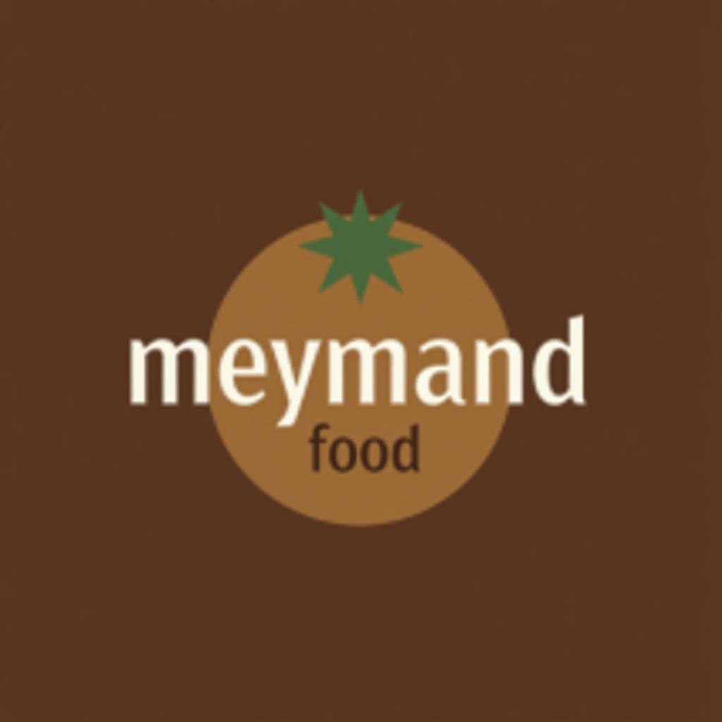  design a logo, , with the text 'meymand food'.