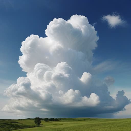 Clouds in Surrealist style with Nature background