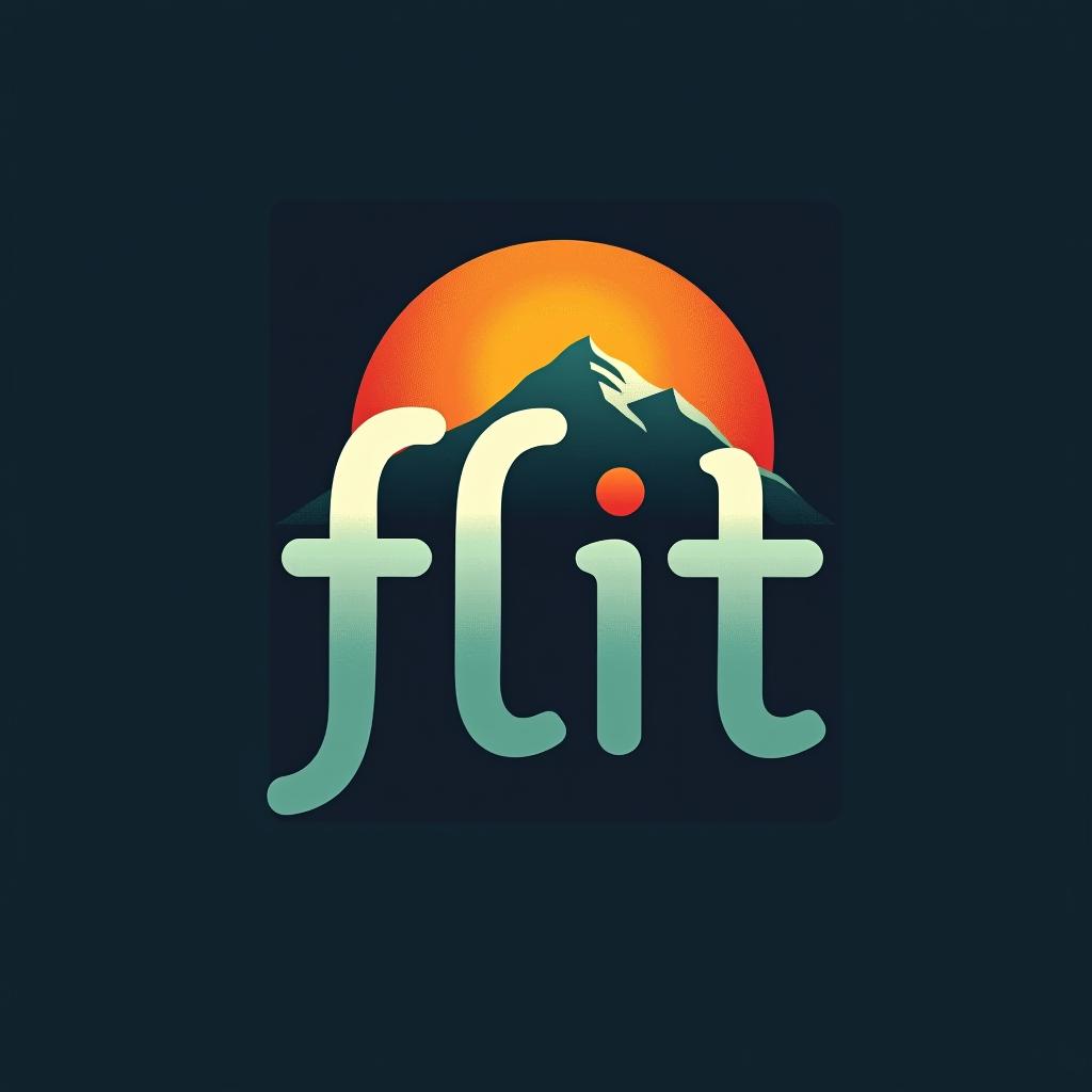  design a logo, logotipo de identidade,território e cultura , with the text 'flit'.